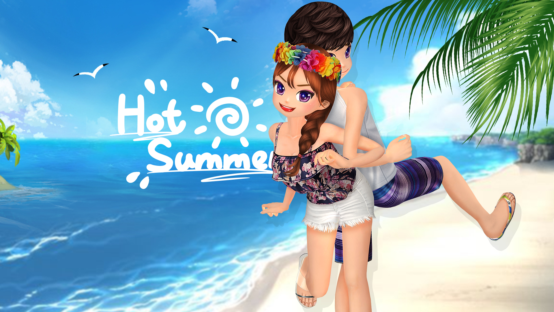 蝉鸣盛夏 《劲舞团》壁纸带你清凉一夏